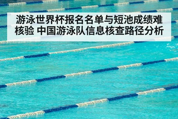 游泳世界杯报名名单与短池成绩难核验 中国游泳队信息核查路径分析